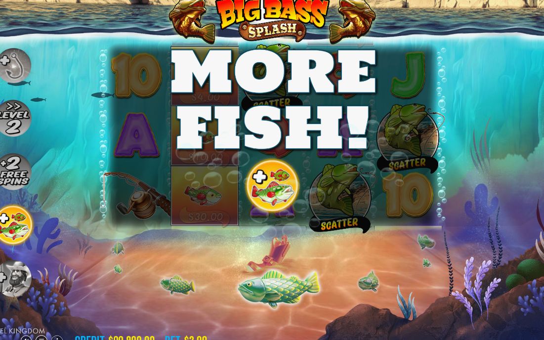 Partie Free Spins : le Pêcheur WILD ramasse les valeurs MONEY