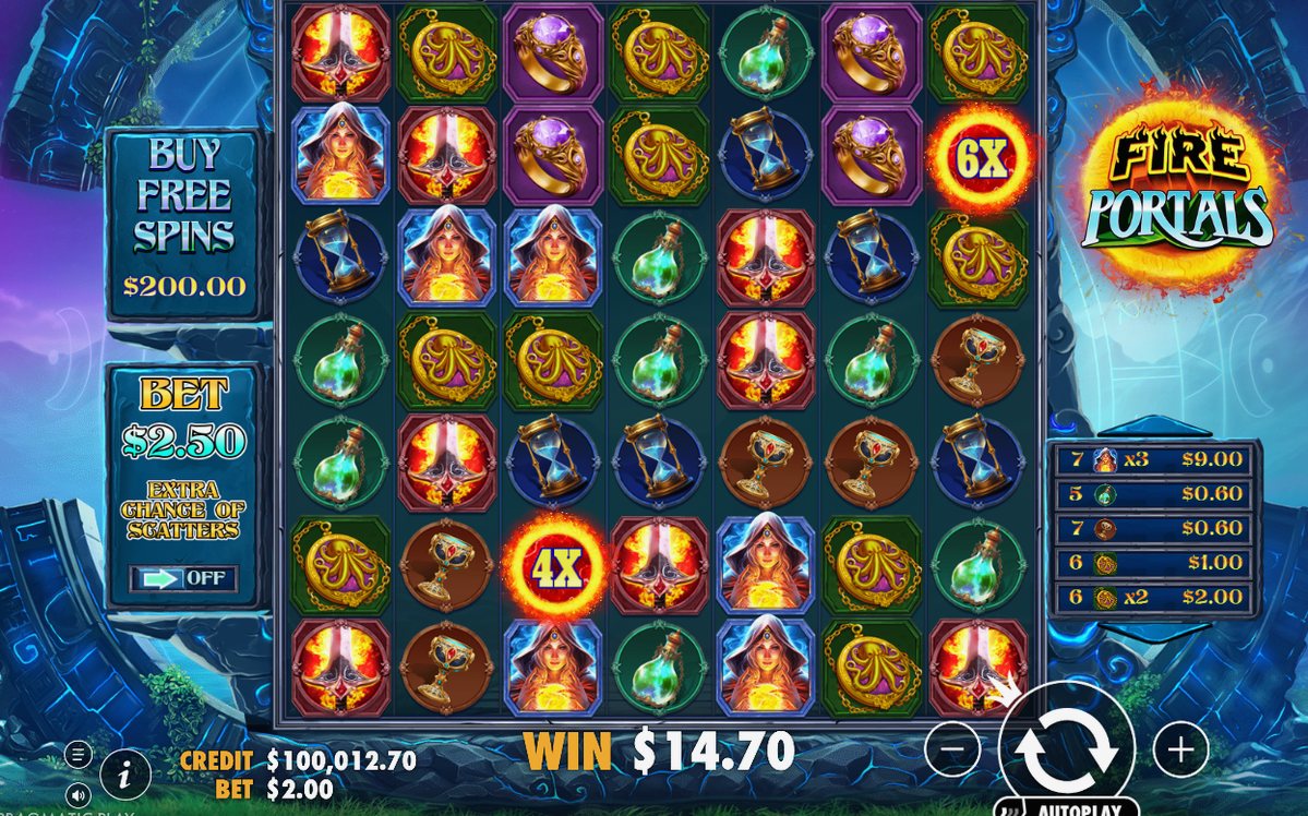 Fire Portal Wild apparue pendant le jeu de base